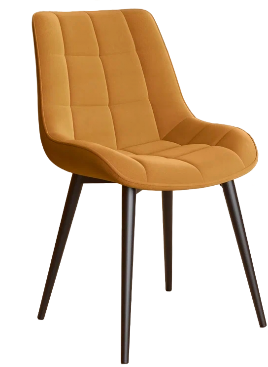 Стул DL-2407 (Велюр   горчица (AOX))