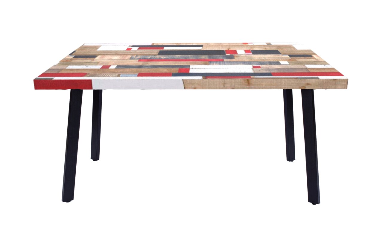 Стол Фостер М 1200*800*750 Ноги КС-60 /черный металл (комплект) (Ньюпорт 3811)