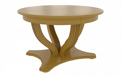 Стол Брайт 1300(1800)*1300*765 (столешница тон дуб Т-07 / подстолье тон дуб Т-07 + патина орех темн.)