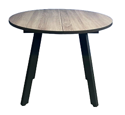 Стол Вита КР  D=900(1190)*790 Дуб сонома																								