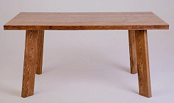 Стол  Кёльн-М 1600*950*760 ( Светлый дуб с коричневой патиной)