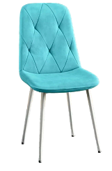 Стул DC-2103 (каркас белый тк.тиффани/ Velvet HLR-58)